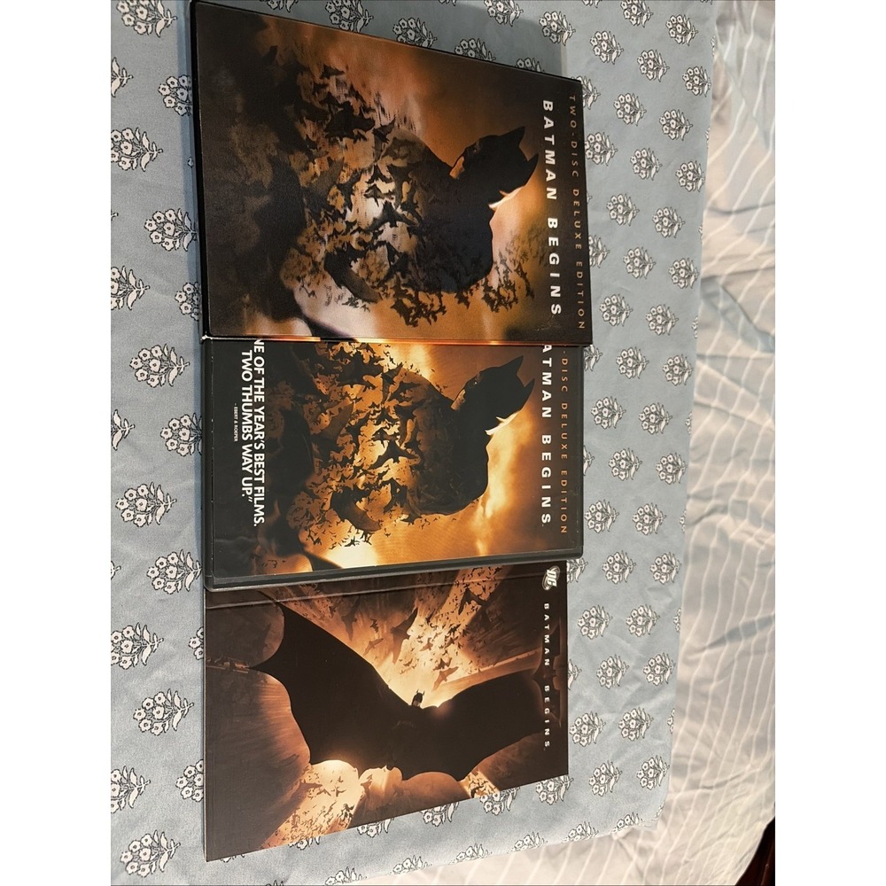 Batman Begins (DVD, 2005, 2-Disc Set, Deluxe Edition)
